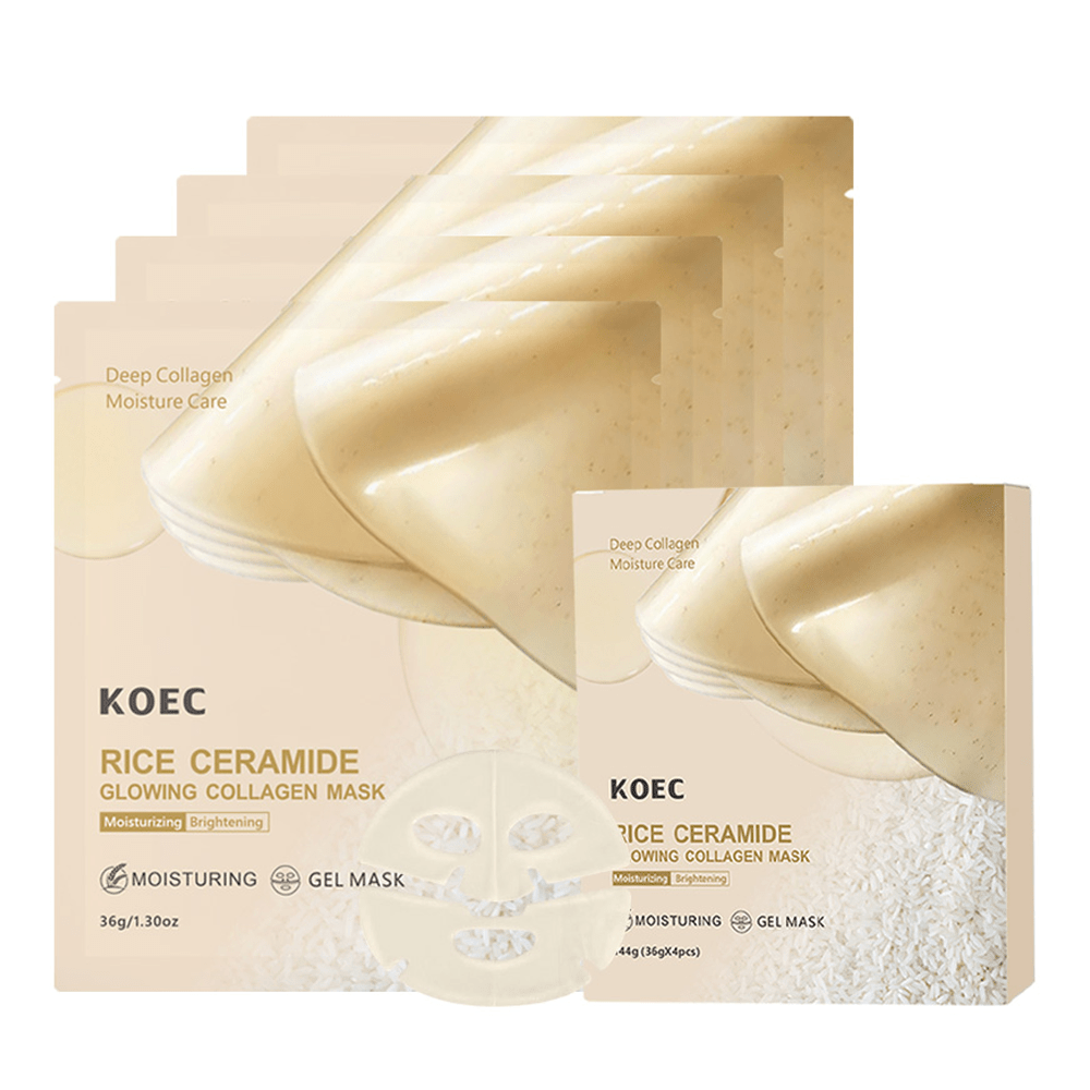 Luxury Skincare Gifts For Women - Mascarilla de colágeno Rice 70 Glow,
