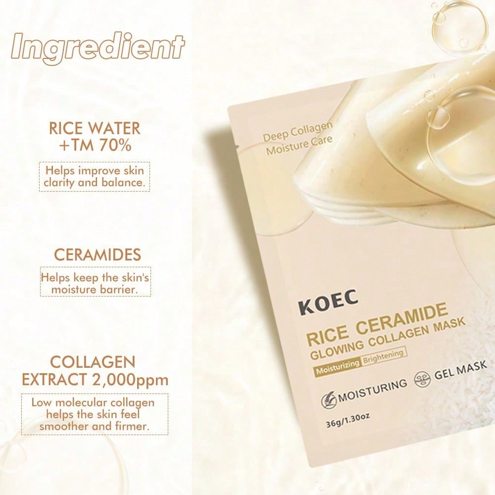 Mascarilla de colágeno Rice 70 - Luxury Skincare Gifts For Women reseña y precio